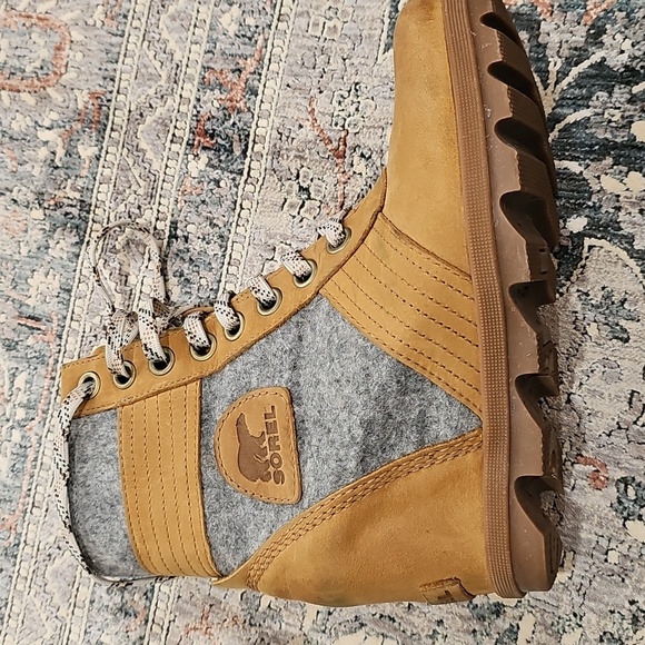 Sorel Tan Lace-Up Boots - Picture 10 of 12